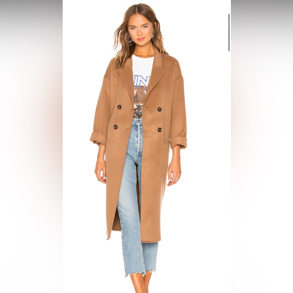 Anine Bing Dylan Coat Camel XXS
